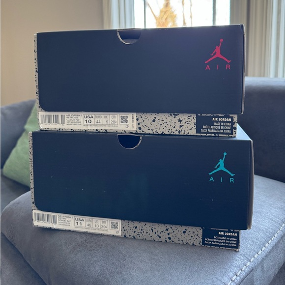 Air Jordan 5 Bundle “What The” Size 10 and “Aqua” Size 11 Brand New - Picture 2 of 15
